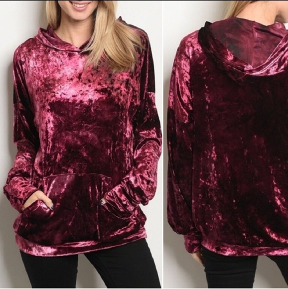 Velvet Merlot Pullover Hoody - Picture 3 of 4
